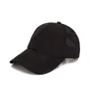 Ball Caps Summer Outdoor Fashion Simple Sports Sunshade Female Mesh Hat 2022 Korean Style Cross Baseball Cap