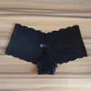 Calcinha feminina 6 peças por pacote de pacote de pacote de lacta sexy lingerie boyshort lingerie veja através de Culotte femme sumates sólido 265U