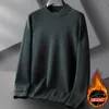 Maglioni da uomo 8XL 7XL 6XL 2022 Maglione a collo alto da uomo d'affari invernale Maglione a maniche lunghe da uomo allentato Pullover casual da uomo in lana