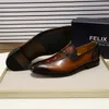 Italienische Designer Luxus Slip On Herren Loafer Schuhe Casual Business Büro Arbeit Echtes Leder Herren Schuhe Schwarz Braun Größe 39-46