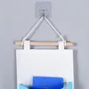 Storage Bags Wall Hanging Bag 3 Pocket Fabric Linen Mounted Wardrobe Closet Hang Pouch Sundries Toy Organizer