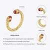 Cluster Rings Enfashion Aesthetic Epoxy Open for Women Gold Color Zircon Ring 2022 Party Fashion Jewelry Bague Femme