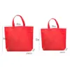 Foldable Large Canvas Shopping Bag Reusable Eco Tote Bag Unisex Fabric Non-Woven Shoulder Bags Grocery Cloth Totes
