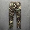 Pantaloni da uomo Camouflage Cargo Man Casual Larghi larghi Pantaloni stile militare militare Plus Size Joggers Abbigliamento uomo