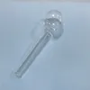 WHOLESALE 7 Inch Smoking Pipe 18cm Thick Glass Oil Burner With 5cm Large Ball Head