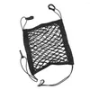 Bilarrangör Net Trunk Nets Interiörstol Back Elastic Mesh Bagage Auto Styling Storage Bag Ficka 30 25 cm