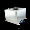 Kraftstofftank Pqy Racing – 30 l Aluminium-Kraftstoffausgleichsbehälter, spiegelpolierte Zelle mit Kappe/Schaumstoff im Inneren, Sensor Pqy-Tk68, Drop-Lieferung 2022 Mobi Dhuza