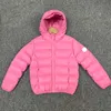 Tasarımcı Maya Kids Down Ceketler Bebek Giysileri Erkek Kızlar Fransız Marka Çocukları Coat Hooded Parka İşlemeli Rozet Kış Ceketleri K6862157