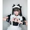 Thème Costume Amine Mignon Lolita Français Chat Maid Outfit Gothique Cosplay Robe Filles Femme Serveuse Uniforme Parti Scène Costumes Vestidos 221024