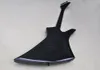 Factory Personalizado de forma inusual La guitarra el￩ctrica zurda con el hardware negro de diapas￳n de palowood se puede personalizar