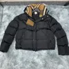 Classic Detachable Down Jacket Womens Winter Warm Feather Waistcoat Short Thermal Cotton Jacket Designer Brand Coat Size SML