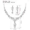 Ketting oorbellen instellen Farlena Bridal Simulated Pearl en Crown for Women Wedding Accessoire Crystal Bruid Haar ornamenten