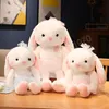 32-40 cm Kawaii jupe lapin jouets en peluche enfant dormir poupées mignon doux blanc lapin peluche Animal cadeau d'anniversaire pour les filles