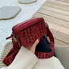 2023 Designer bag Handbag women's bags of Small female zipper camera letter wide strap Single MessengerOXKS