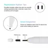 Universal Stylus Pens för Apple iPhone iOS Android Windows -surfplatta för PC med styluspennan för Samsung Palm avstötning Pekskärm Aktiv Stylus Pencil White