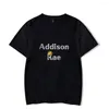 Heren t shirts kinderen kinderen mannen vrouwen shirt addison rae jongens meisjes meisjes korte mouw casual zomer coole tees tops