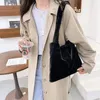 Abendtaschen Mode Damen Tasche Plüsch Kirschmuster Druck Schulter Unterarm Shopper Casual Damen Kleine Handtaschen für Frauen