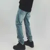 Jeans da uomo jeans firmati Pantaloni da uomo BBC Pantaloni hip-hop americani Pantaloni larghi in denim a vita bassa alla moda EMO1