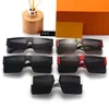 Modne okulary przeciwsłoneczne okulary przeciwsłoneczne Designer Męskie damskie obudowy Brown Case Black Metal Rame dla mężczyzn Kobiety z pudełkiem i skrzynką Link1