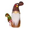 Juldekorationer gnome docka rum dekor svenska tomte plushie semester festival prydnad xmas fest ansiktsl￶s dekoration navidad g￥va