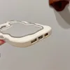 مرآة جمالية Kiyowo Arbbit Designer Phone Silicone Cases for iPhone 14 Pro Max بالإضافة
