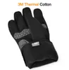 Gants de cyclisme BooDun Men Femmes Full Finger Guantes Motociclista Touche épaissie d'hiver chaud imperméable BICY