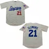 Mens Santurce Crabbers Puerto Rico Jersey 21 Roberto Clemente gestikte film Baseball jerseys Zwart White Gray Cream Hoge kwaliteit