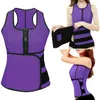 Frauen Shapers Workout Body Shaper Tank Top Yoga Shapewear Weste Hohe Elastizität Schweiß Abnehmen Bauch Gürtel