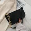 Evening Bags Elegant Armpit Sling Handbags Solid Color Women PU Leather Purple Shoulder Bag Simple Messenger For Lady