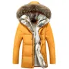 Men039s Donsparka's Winterjas met echt bont Mode Casual Parka Dikkere capuchon Paar jassen Plus Size 5XL 2210241296317