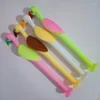 Candy Rengi Var 300 PCS Jel Kalem Güzel Kesim Devekuşu Yaratıcı Yenilik Pens Ofis Kırtasiye