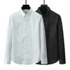القمصان للرجال المصمم رجال القمصان التجارية الرسمية للأزياء قميص عرضي طويل الأكمام M-3XL09