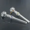 Wholesale Newest 14cm Thick Heady Smoking Glass Oil Burner Pipe Cigarette Shisha Tube nails Pipes with Colorful balance