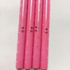 Make -upgereedschap 10 PCS 6 Roze metalen handgreep Nylon Haar Nagelborstel Ovaal Franse UV -gel Manicure Art Painting Pen 10pcslot 221024