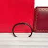 Pulsera de uñas Pulseras de diseño Joyería de lujo para mujeres Brazalete Brazalete de moda Aleación de acero de titanio Artesanía chapada en oro Nunca se desvanece No alérgicoK4RC Regalo de Navidad