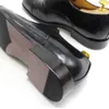 Herr oxfords äkta läder manliga klänningskor handgjorda snörning cap toe bröllop formella skor för män affärskontor fotväv