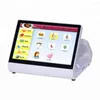 Epos 12inch Flat Touch Screen And VFD All In One For Restaurant