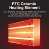 Riscaldatori ceramici dell'interno del ptc dei mini riscaldatori di spazio per l'inverno Termoventilatore del riscaldamento veloce con telecomando Basso consumo