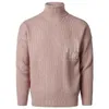 Men's Sweaters Men's Autumn And Winter Trendy Sweater Casual All-match Warm High-neck Comfortable Knitted Tops