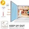 Adesivos de janela 200 cm de filme solar espelho adesivo de explosão à prova de explosão UV Protect Protect Protection for Home Office Decorações