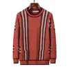 Sweaters de diseñadores para hombres Moda Moda Fashion Classic de alta calidad Cuello redondo Campo de manga larga F