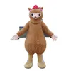 Kleed alpaca mascotte kostuum Halloween kerstfeestje advertenties advertising folders kleding carnaval unisex volwassenen outfit