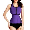 Shapers Women Shapers Shaper Shaper Tampo Tampa de ioga Shapewear colete de alta elasticidade Sweat Slimming Slimming Belty Belty