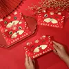 Cadeau cadeau 16 pcs enveloppes rouges chinoises pour l'année R 2022 du tigre Hong Bao paquets d'argent chanceux festival du printemps