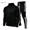 Herrtr￶jor 2022 s￤tter m￤rke sportkl￤der tr￤ningsdr￤kter blixtl￥s sporta byxor casual outwear sportdr￤kter