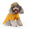 Vêtements pour chiens Chiot Noël Fournitures pour animaux de compagnie Vêtements Cape de pirate Costume de magicien d'Halloween Costume personnalisé alternatif drôle