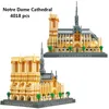 Blocks Architecture Taj Mahal Big Ben Eiffel Tower London Pair Louvre Micro Building Capitol Sydney Opera House Construction toy 221024