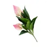 Decorative Flowers Beautiful Fake Flower Fresh Looking Ornamental Reusable Colorful Long Stem