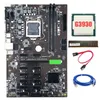 Placas -mãe B250 BTC Mineração Managem Managem 12 GPU LGA1151 Suporte VGA com DDR4 4GB 2133MHz RAM para Ethereum Miner