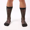 Meias masculinas de verão malha hollow japanese fishnet maré esportes respiráveis ​​jovens meias personalizadas